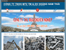 Tablet Screenshot of hoangnamthai.com